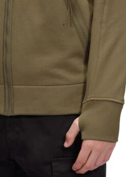 C.P. Company Sweatshirts-Hooded Open - Lead Grey -Butler Loftet Butik Sweatshirts Hooded Open Lead Grey C P Company 4