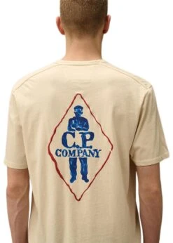 C.P. Company T-Shirts - Short Sleeve - Pistachio Shell 11 C.P. Company T-Shirts - Short Sleeve - Pistachio Shell -Butler Loftet Butik T Shirts Short Sleeve Pistachio Shell C P Company 5