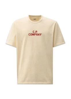 C.P. Company T-Shirts - Short Sleeve - Pistachio Shell