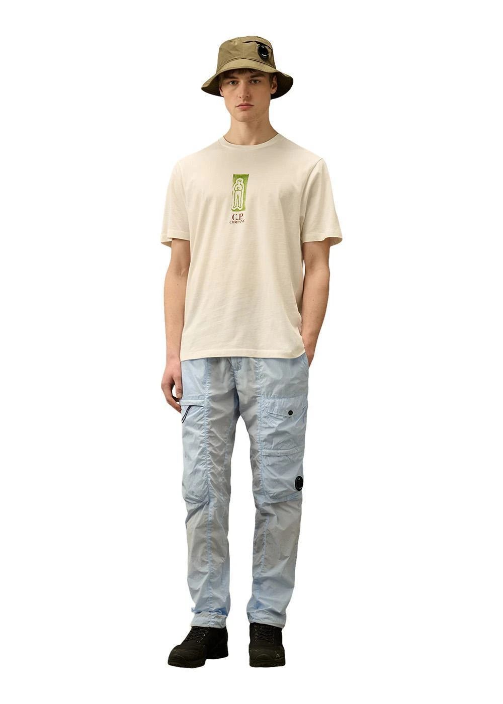 C.P. Company T-shirt Jersey 24/1 - White 6 C.P. Company T-shirt Jersey 24/1 - White - Billede 4