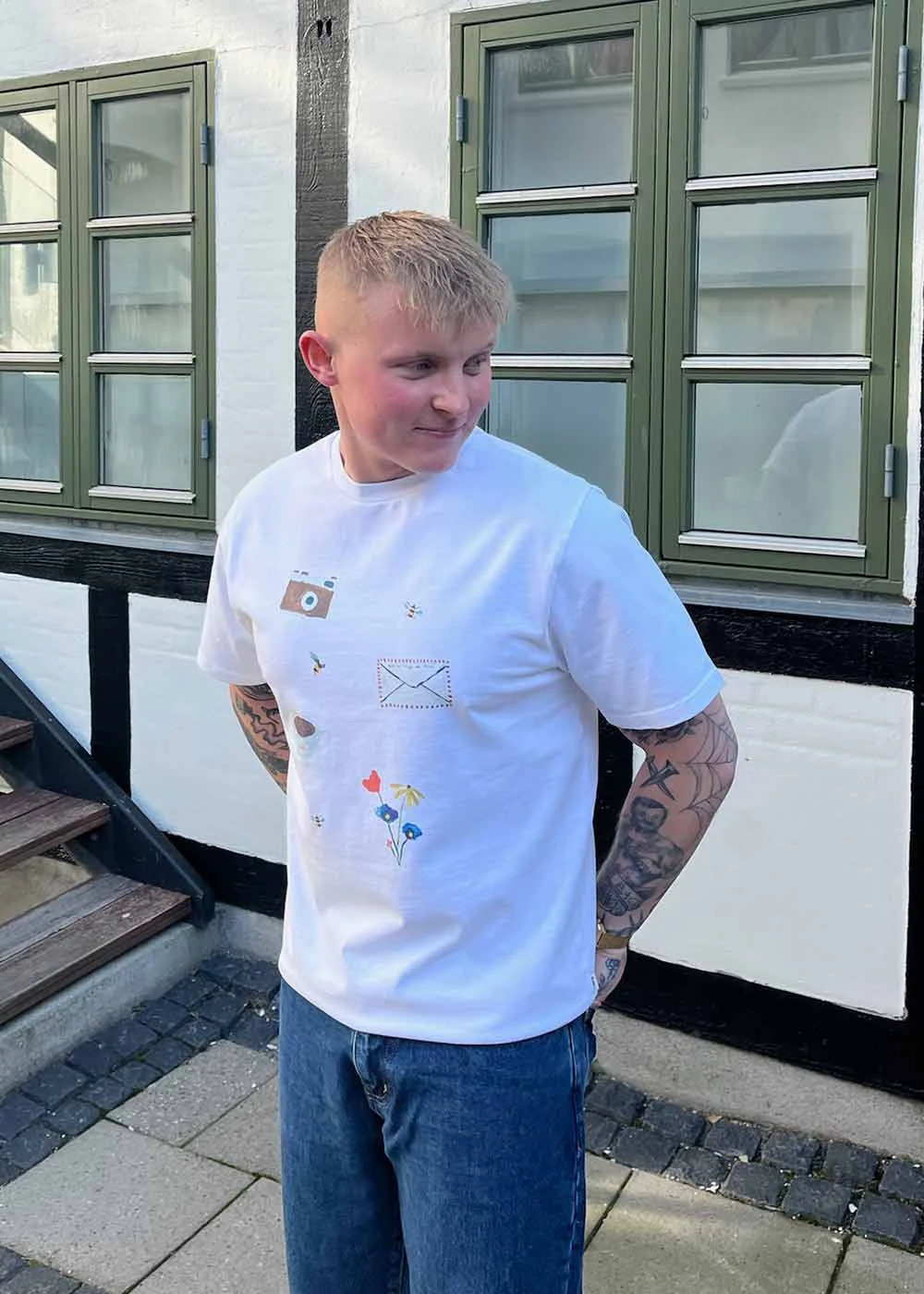 Foret THINGS T-SHIRT - White 4 Foret THINGS T-SHIRT - White - Billede 2