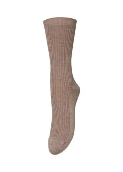 Becksöndergaard Telma Solid Sock - Beige Melange