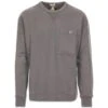 Ten-C Felipa Crew Pocket - Grey Elefant