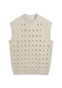 Soulland Toby Vest - Ecru