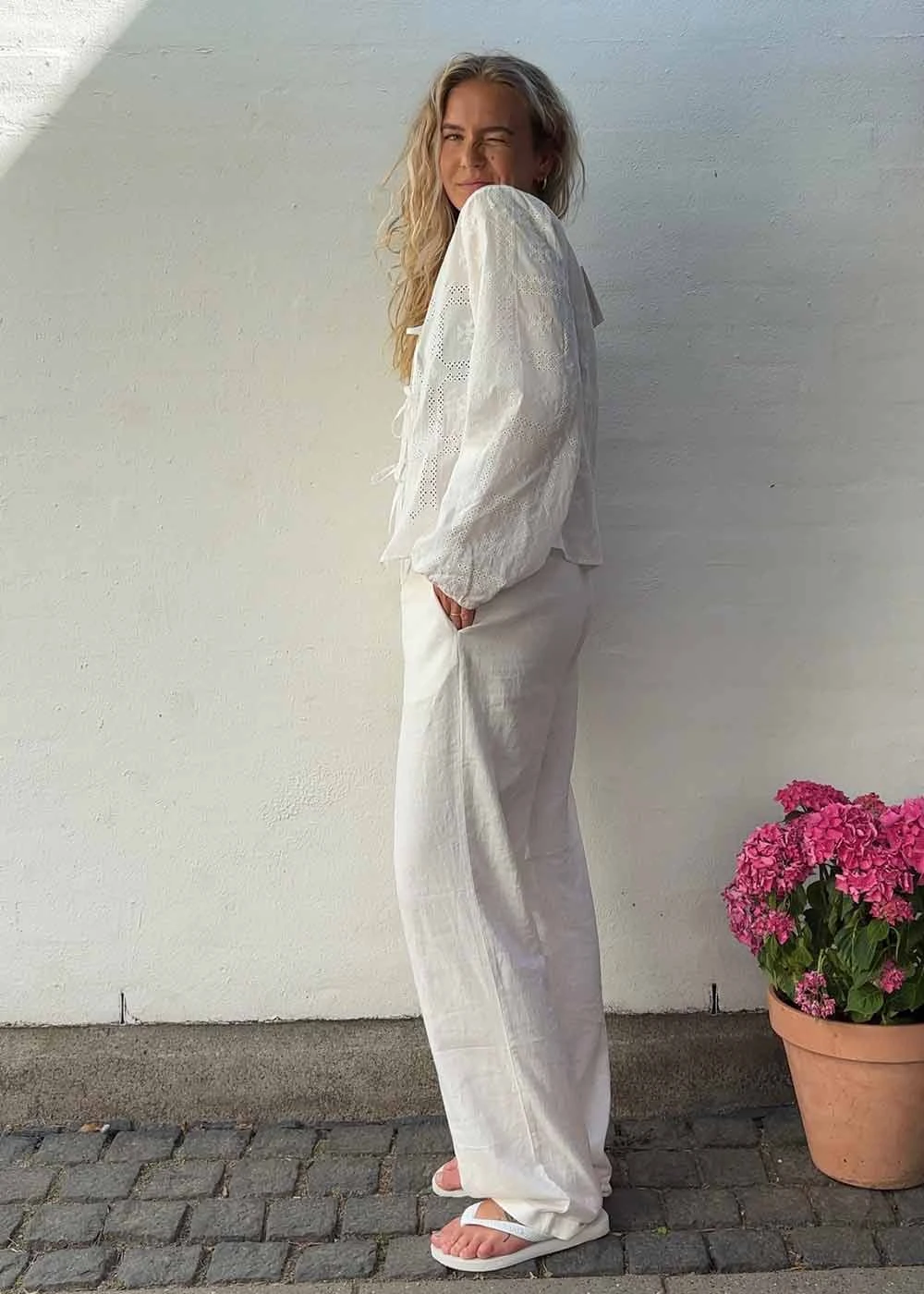 Modström TulsiMD Pants - Soft White 5 Modström TulsiMD Pants - Soft White - Billede 3