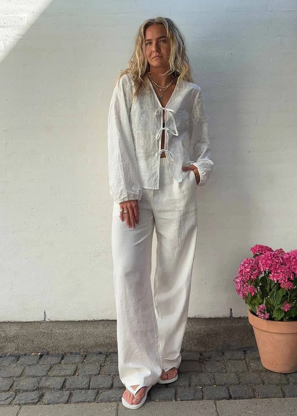 Modström TulsiMD Pants - Soft White 11 Modström TulsiMD Pants - Soft White - Billede 9