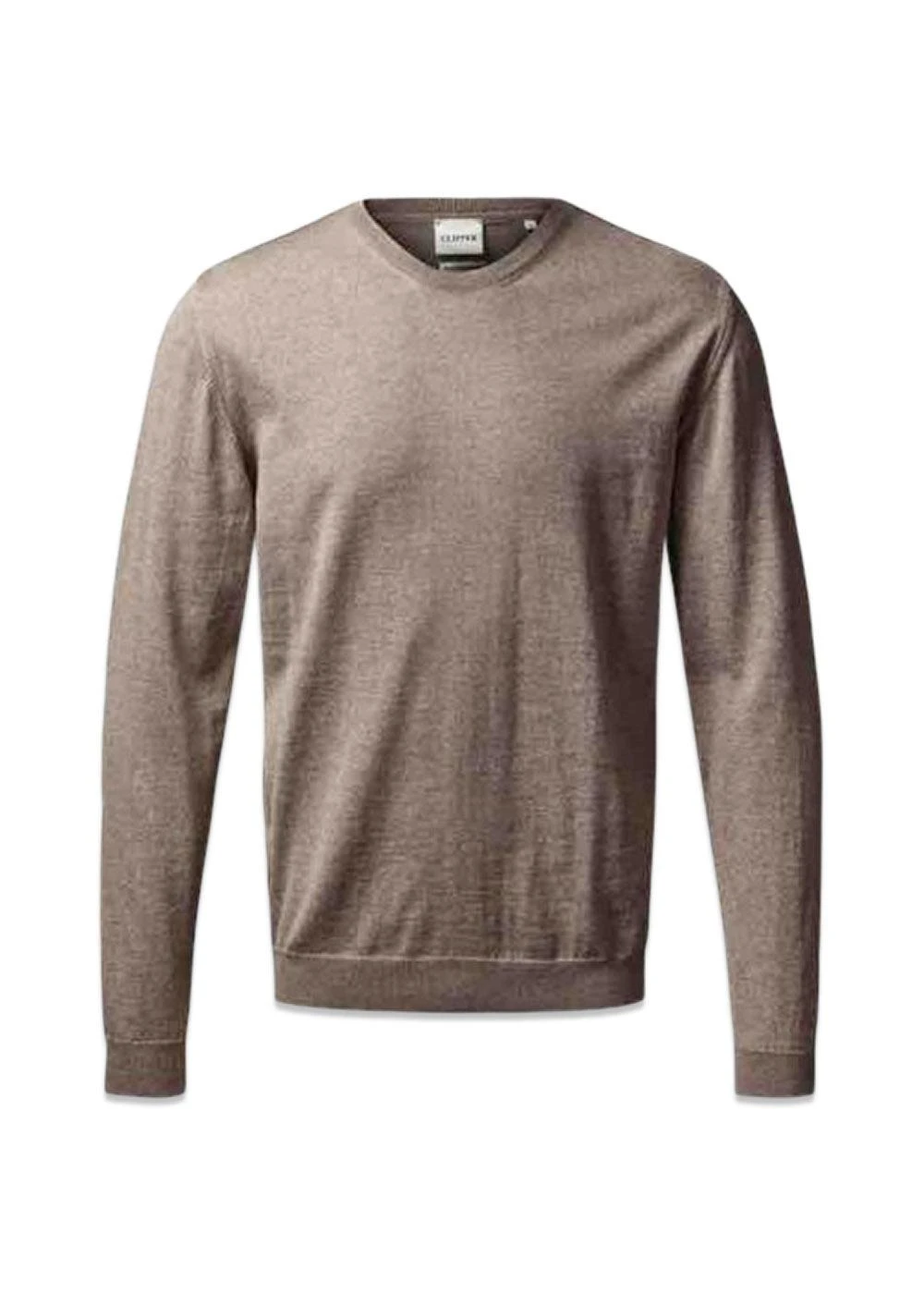 Clipper Turin Pullover O Neck - Warm Sand Mel 3 Clipper Turin Pullover O Neck - Warm Sand Mel