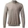 Clipper Turin Pullover Roll Neck - Warm Sand Mel -Butler Loftet Butik Turin Pullover Roll Neck Warm Sand Mel Clipper