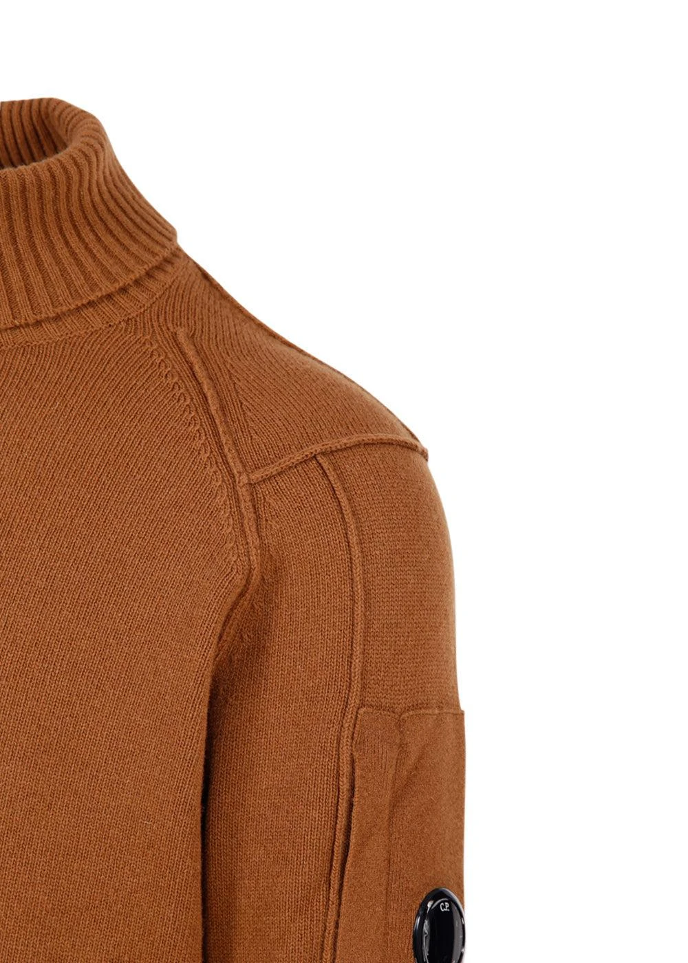 C.P. Company Turtle Neck Knitwear - Bronze Brown 5 C.P. Company Turtle Neck Knitwear - Bronze Brown - Billede 3