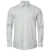 ETON Umbrella Print Poplin Slim Shirt - Light Blue