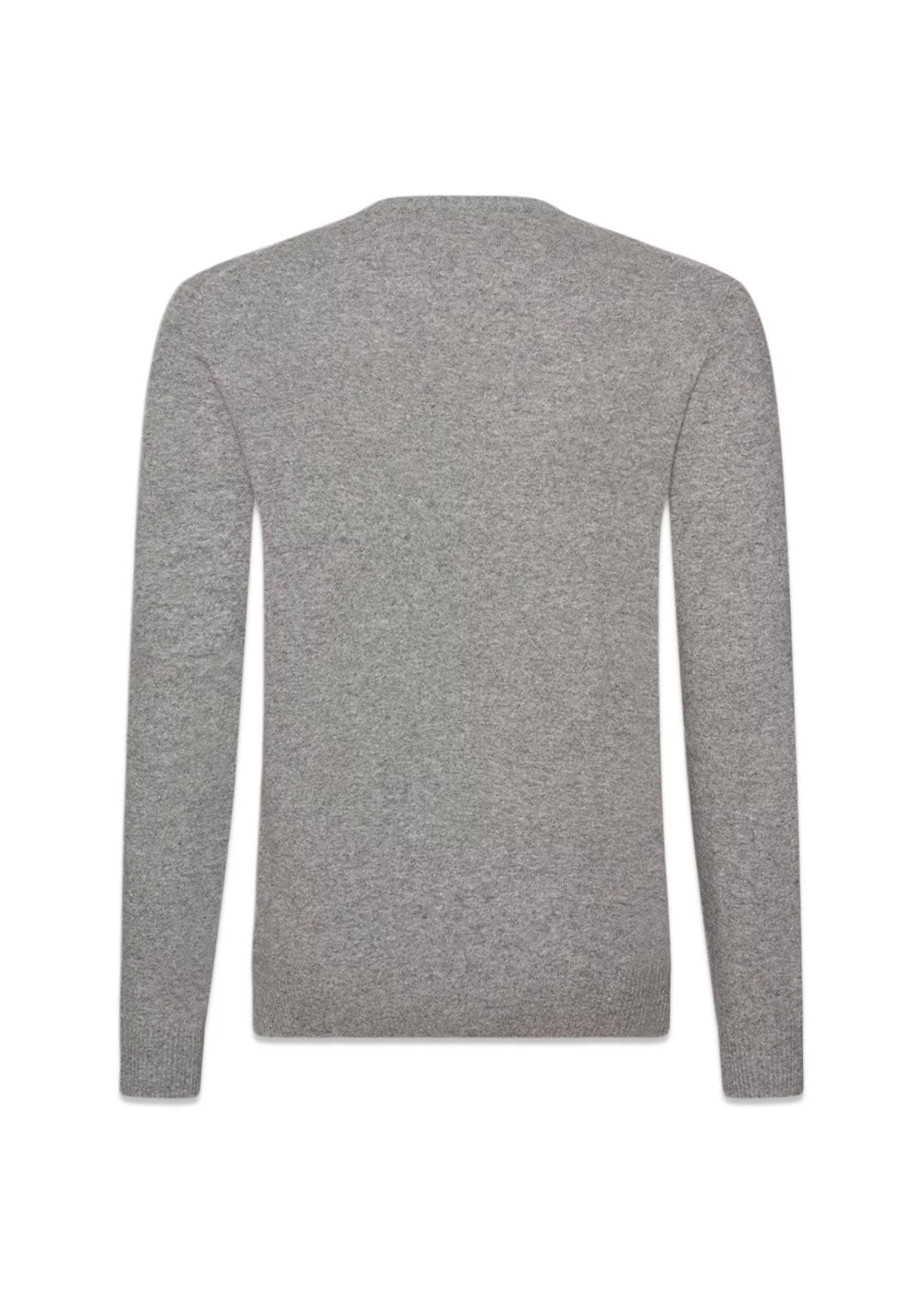 Oscar Jacobson Valter Roundneck - Grey Melange 4 Oscar Jacobson Valter Roundneck - Grey Melange - Billede 2
