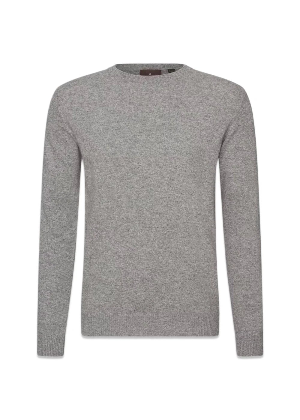 Oscar Jacobson Valter Roundneck - Grey Melange 3 Oscar Jacobson Valter Roundneck - Grey Melange
