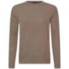 Oscar Jacobson Valter Roundneck - Walnut Beige