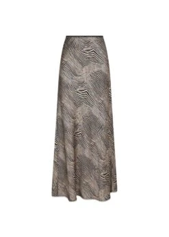 Neo Noir Vicky Floating Wave Skirt - Dark Sand