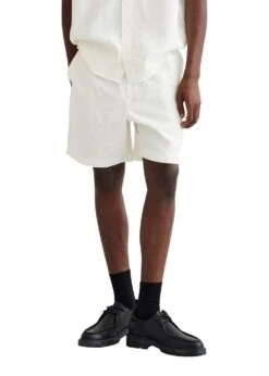 Woodbird WBBommy Linen Shorts - Off White -Butler Loftet Butik WBBommy Linen Shorts Off White Woodbird 3