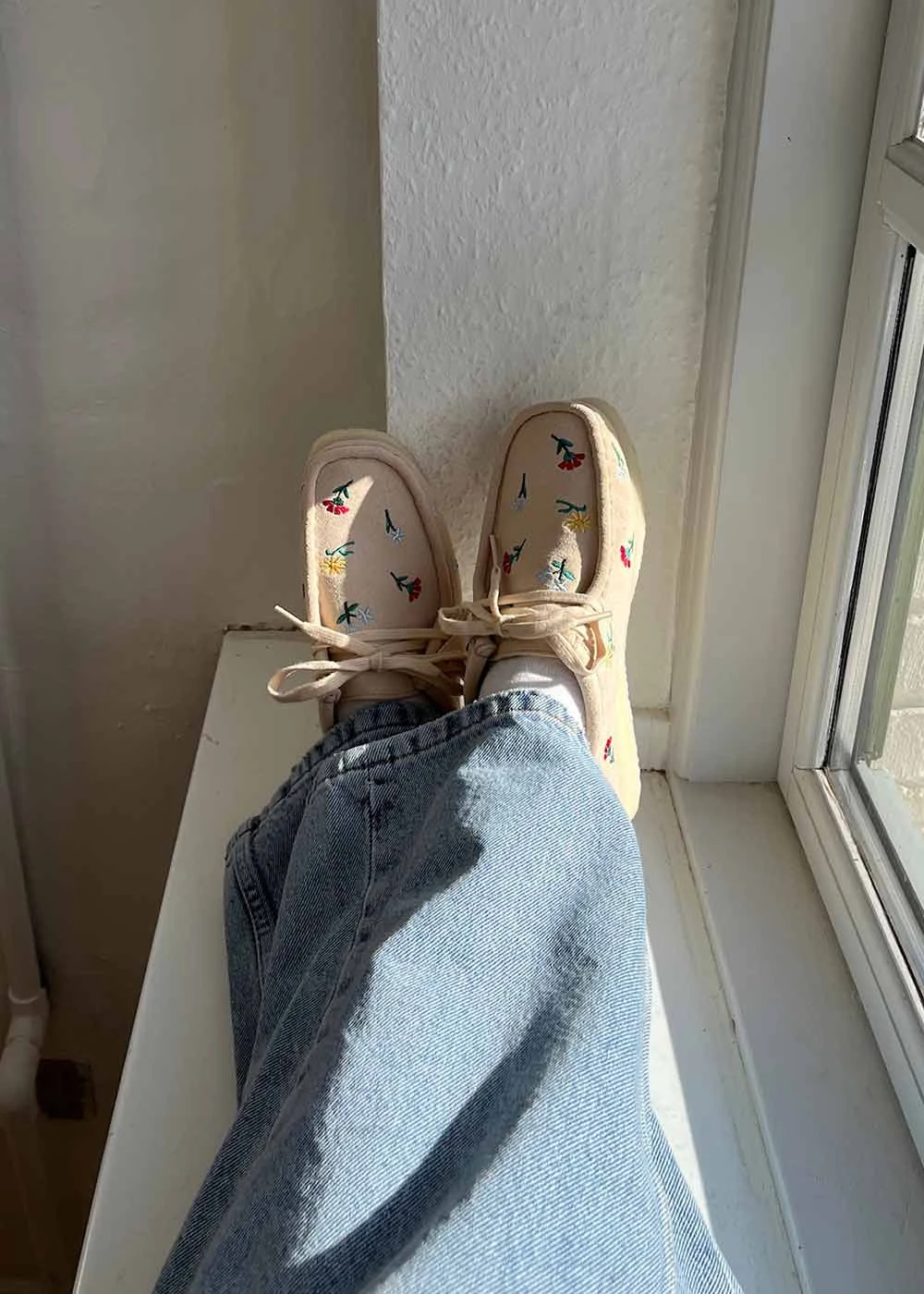 Clarks Originals Wallabee. D - Taupe Embroidery 6 Clarks Originals Wallabee. D - Taupe Embroidery - Billede 4