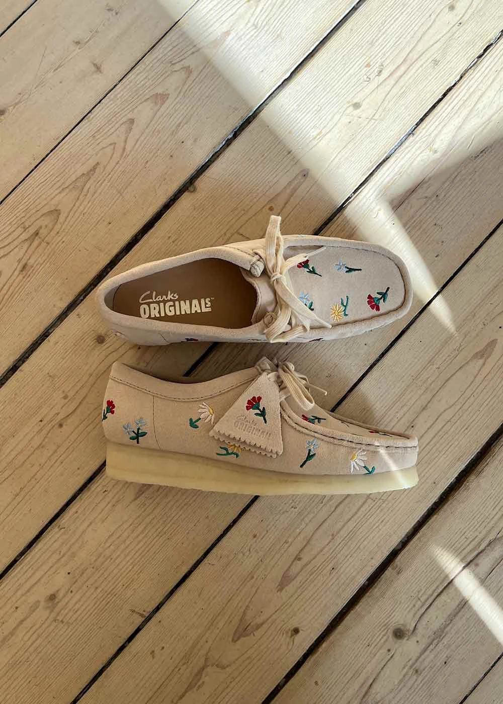 Clarks Originals Wallabee. D - Taupe Embroidery 7 Clarks Originals Wallabee. D - Taupe Embroidery - Billede 5