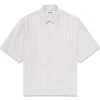 Woodbird Wang Striped Shirt - Light Blue