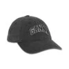 Ganni Washed Cotton Canvas Cap Emb - Black