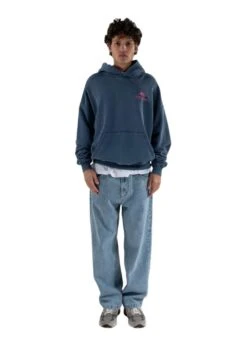 Washed Premium Hoodie - Blue -Butler Loftet Butik Washed Premium Hoodie Blue Goodies Sportive 3