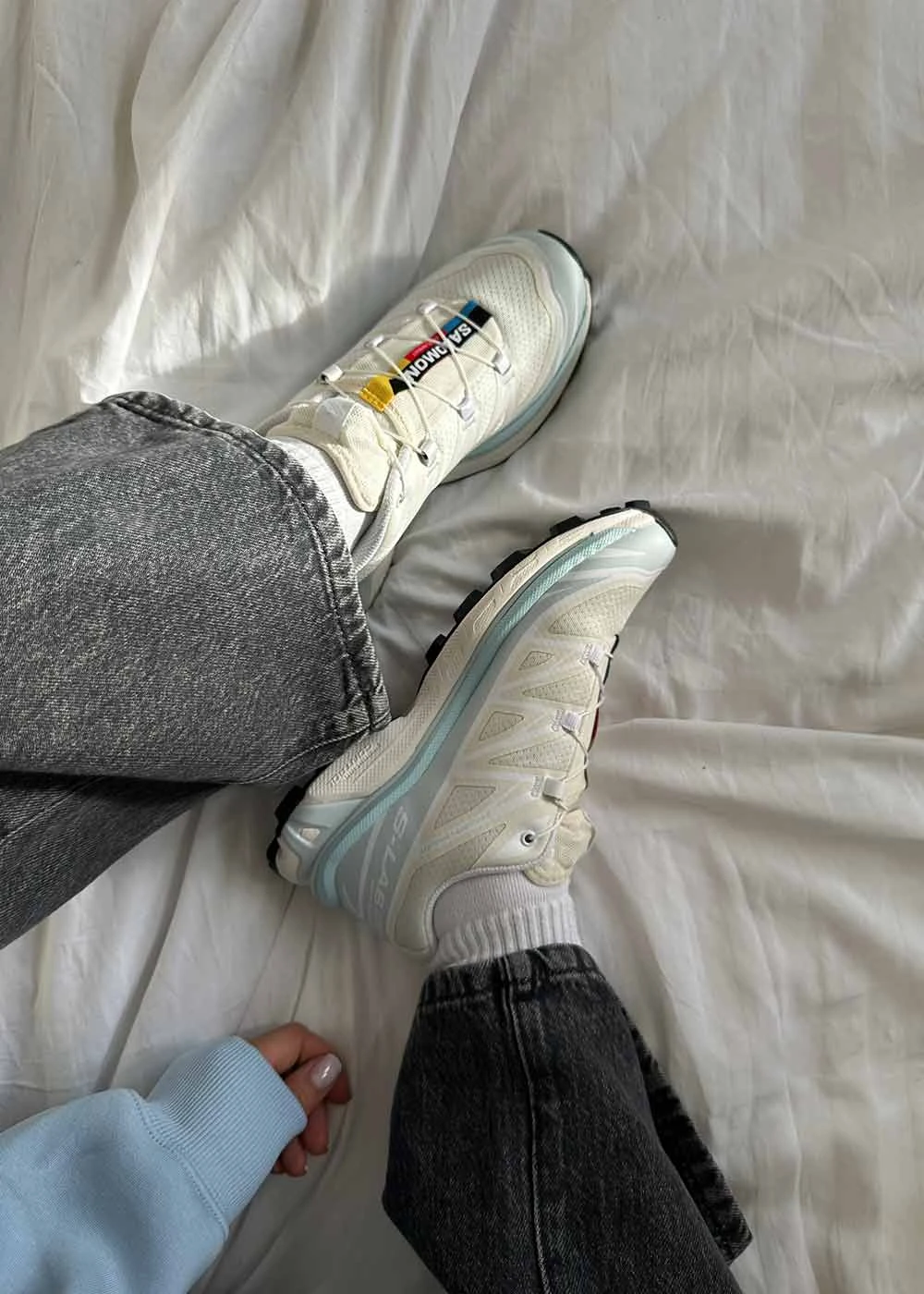 Salomon XT-6 - Vanilla Ice / Ballad Blue / Iced Aqua 4 Salomon XT-6 - Vanilla Ice / Ballad Blue / Iced Aqua - Billede 2