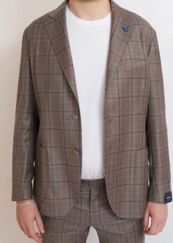 Zero Gravity Check - Brown -Butler Loftet Butik Zero Gravity Check Brown Tombolini 3