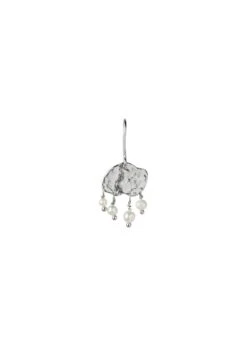 Big Splash Earring Elegant Pearls - Silver