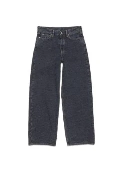 Acne Studios Monogram-jacquard Straight-leg Jeans - Blue