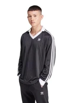 Adidas Originals Pique LS - Black -Butler Loftet Butik pique LS Black Adidas Originals 2