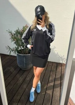 Adidas Originals Pique LS - Black -Butler Loftet Butik pique LS Black Adidas Originals 3