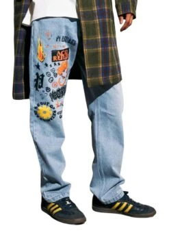 Pleasures Reflux 5pocket Denim - Blue -Butler Loftet Butik reflux 5pocket denim Blue Pleasures 3